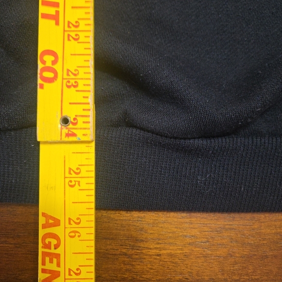 Vintage 90's Women's I. O. U. Black Crewneck Sweatshirt  Size Small - Picture 9 of 9